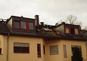 Dachstuhlbrand Koeln Bocklemuend Untere Dorfstr P097
